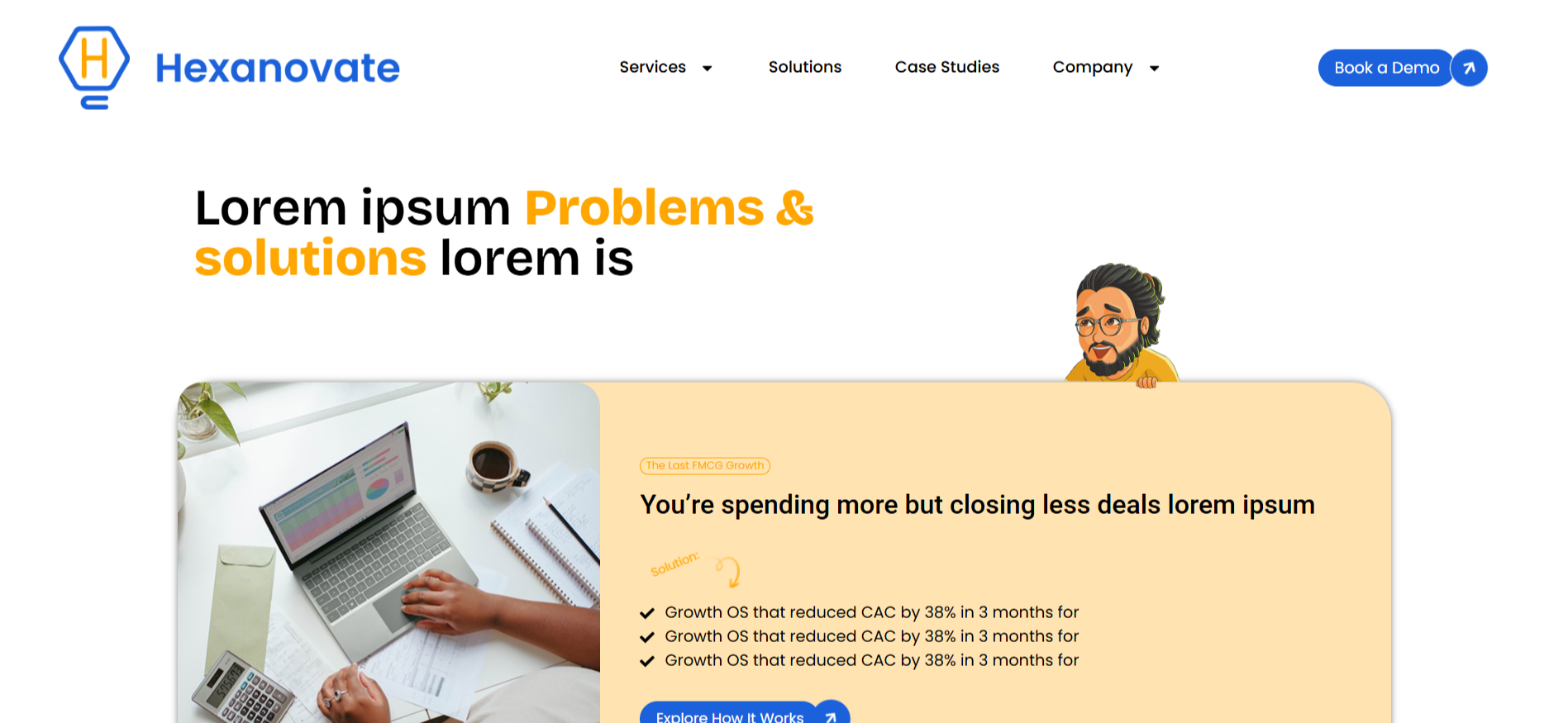 screenshot: Hexanovate